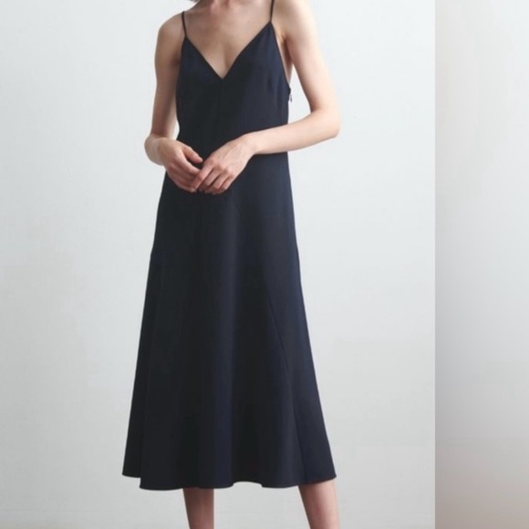 Thakoon Midnight Navy Slip Dress Size 4 NWT - Picture 5 of 9